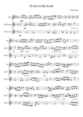 O rest in the Lord wait patiently for him (Mendelssohn)