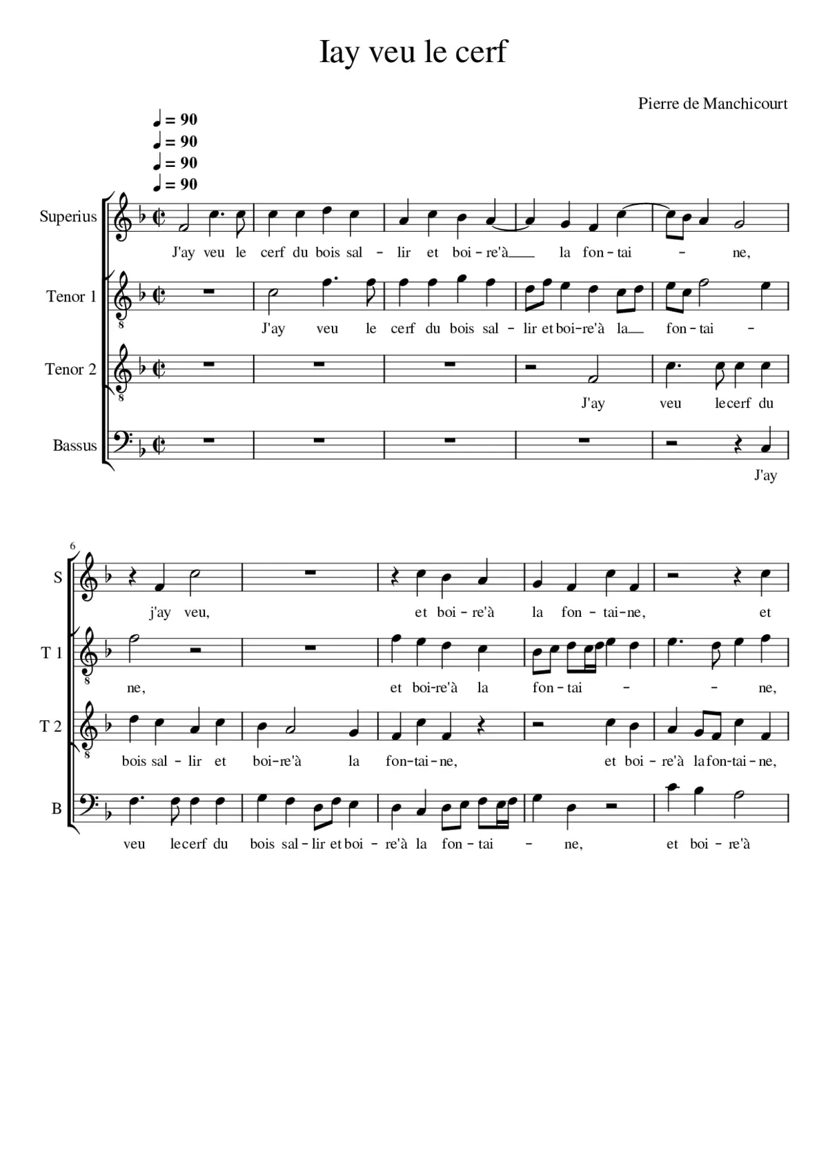 Iay veu le cerf - Page 1