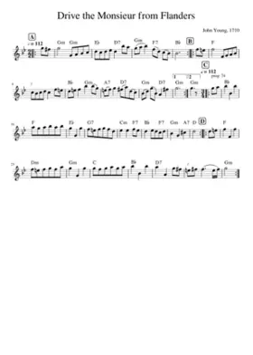 Drive the Monsieur from Flanders