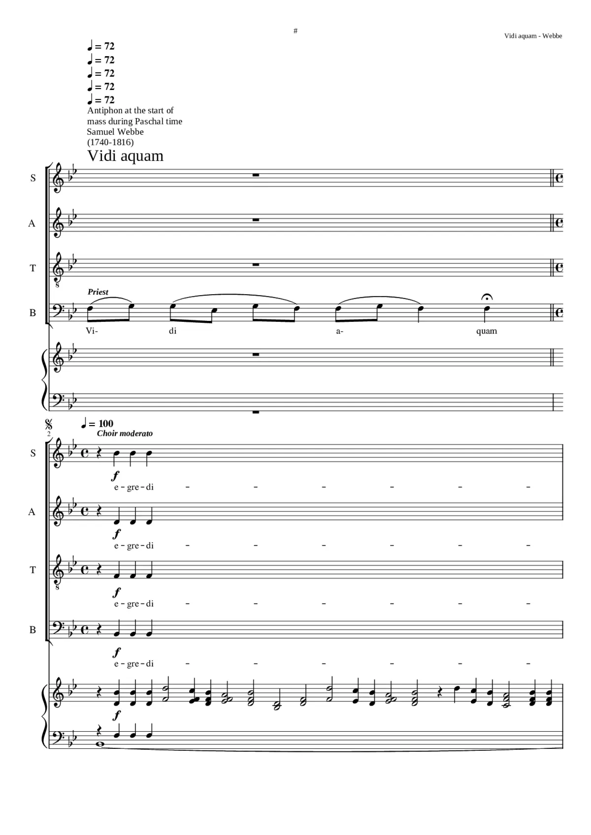 Vidi aquam - Page 1