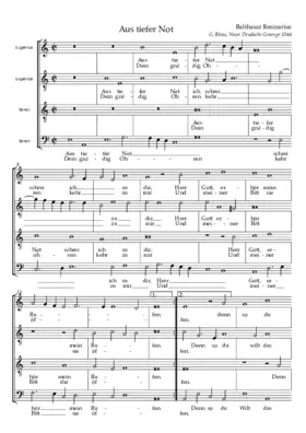 Aus tiefer Not