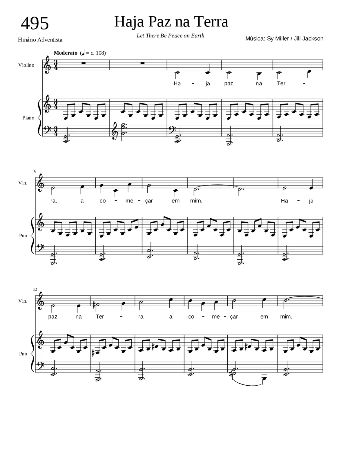 let there be peace on earth - Page 1