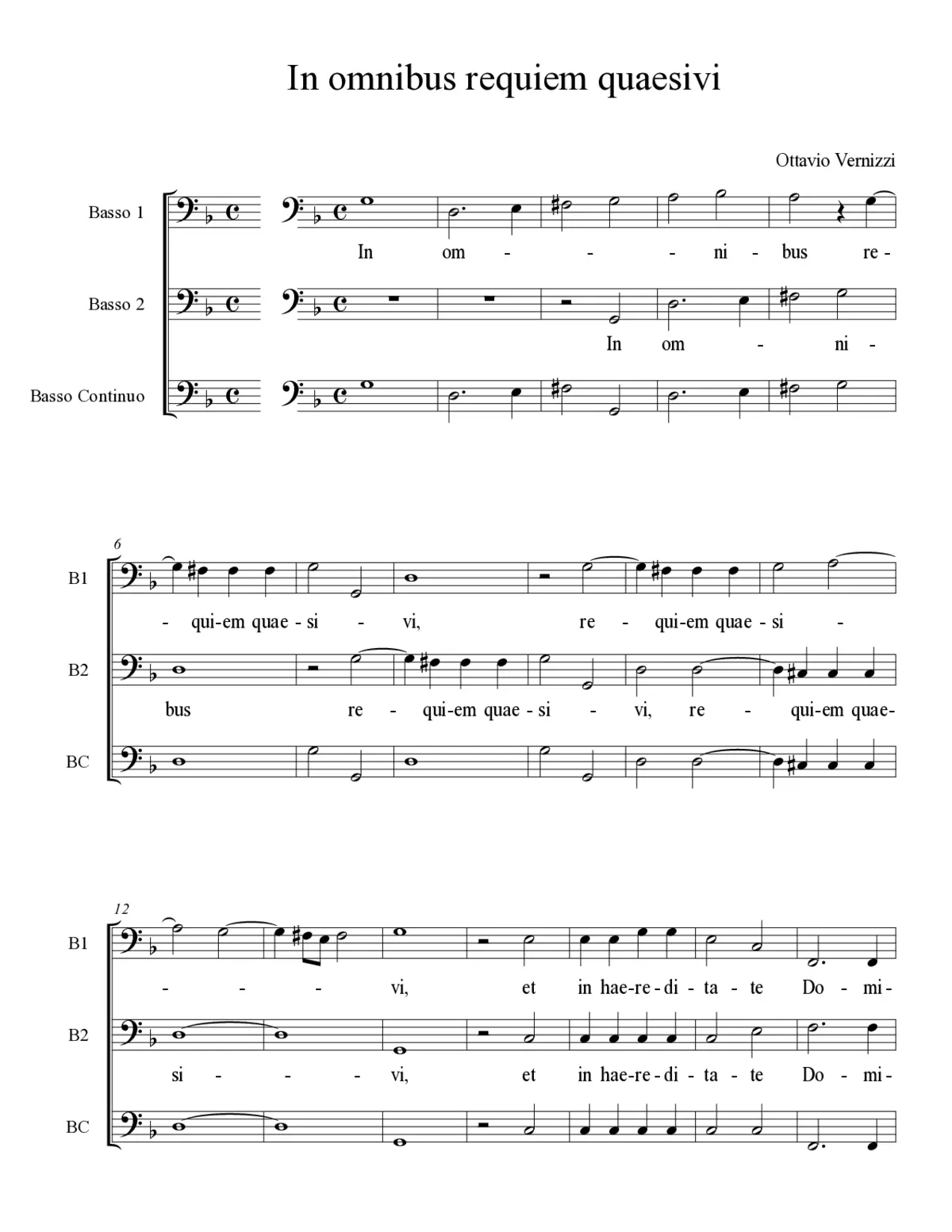 In omnibus requiem quaesivi - Page 1