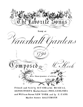 The Favorite Songs Sung at Vauxhall Gardens