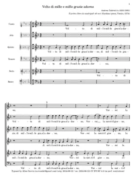 Volto di mille e mille grazie adorno