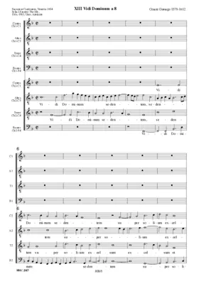 Vidi Dominum a 8
