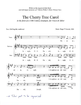 Cherry Tree Carol