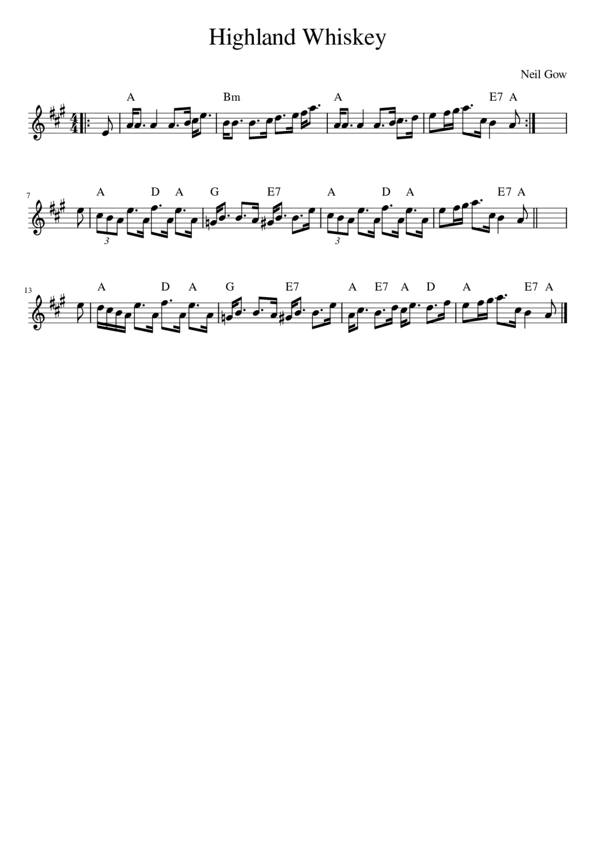 Highland Whiskey - Page 1