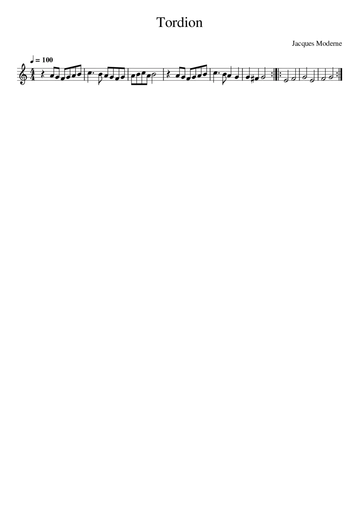 Tordion - Page 1