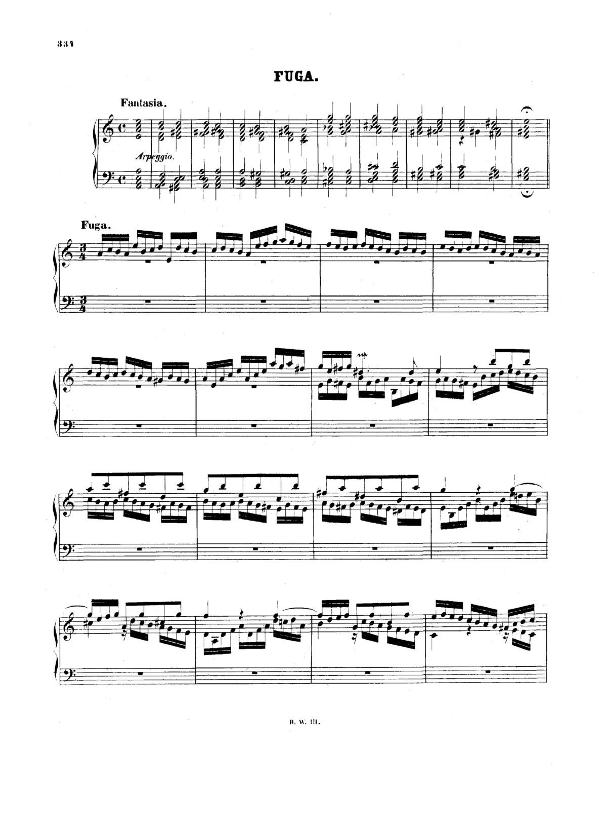Fantasia and Fugue - Page 1