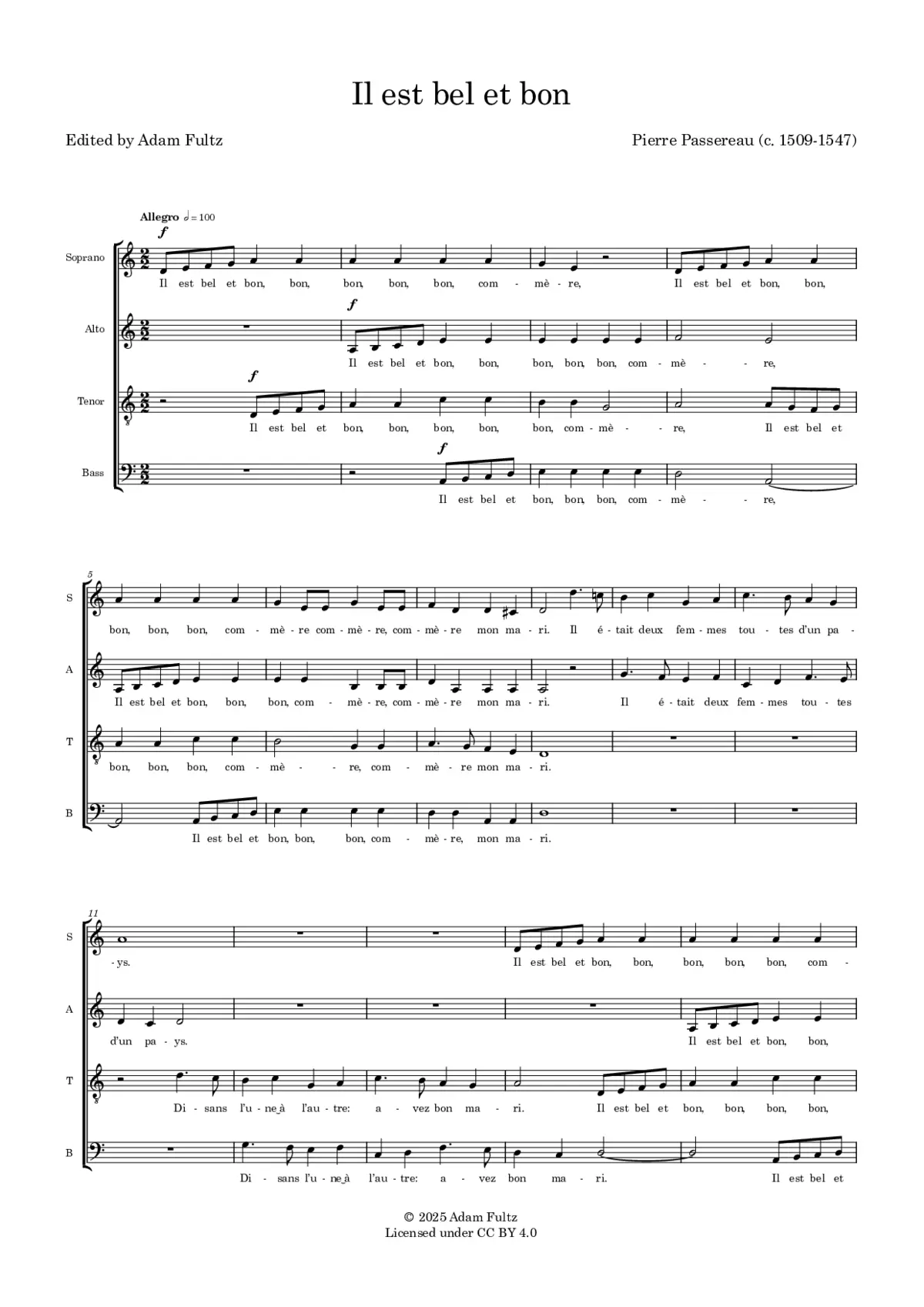 Il est bel et bon - Page 1