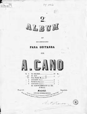 Album de seis composiciones