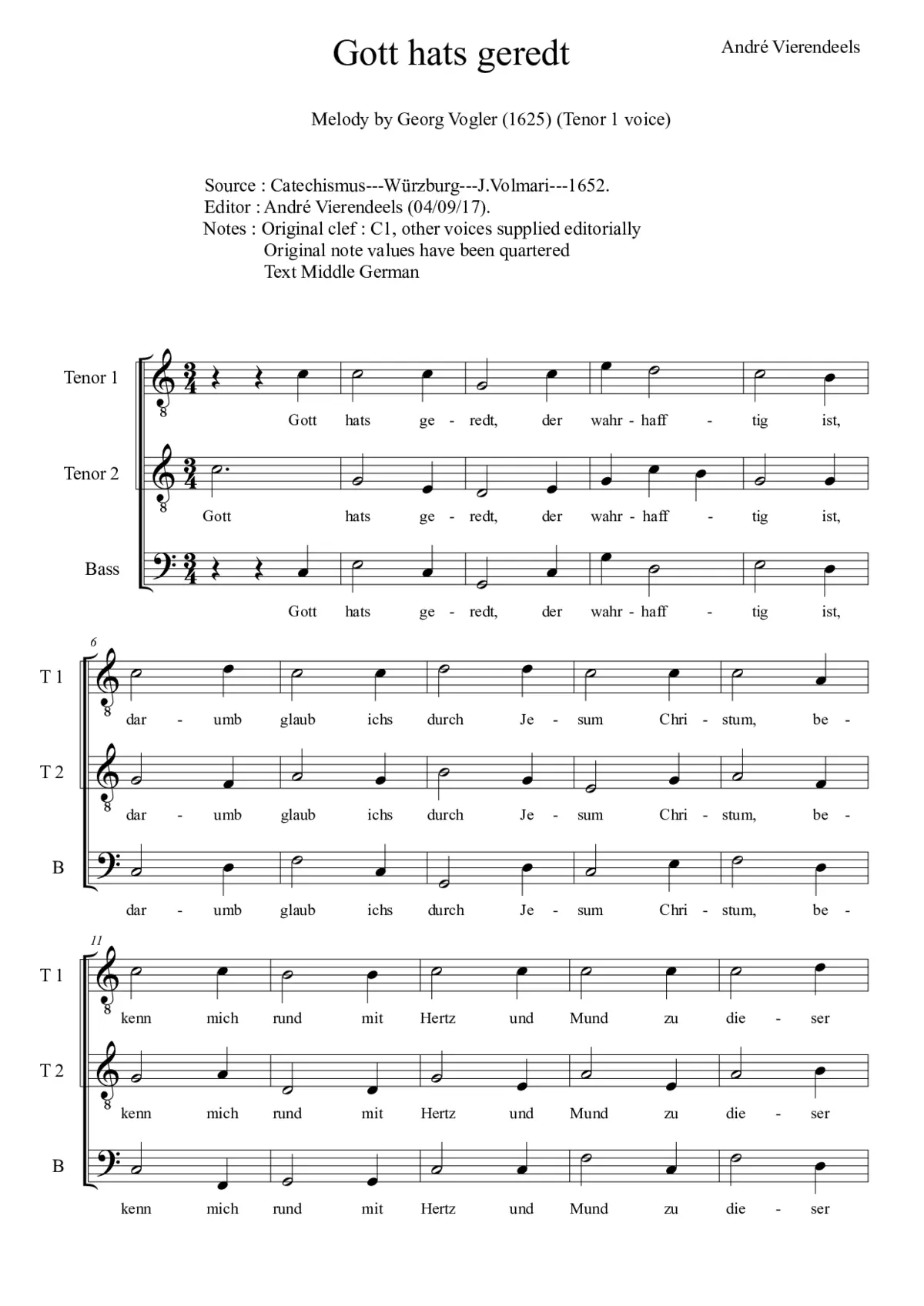 Gott hats geredt - Page 1