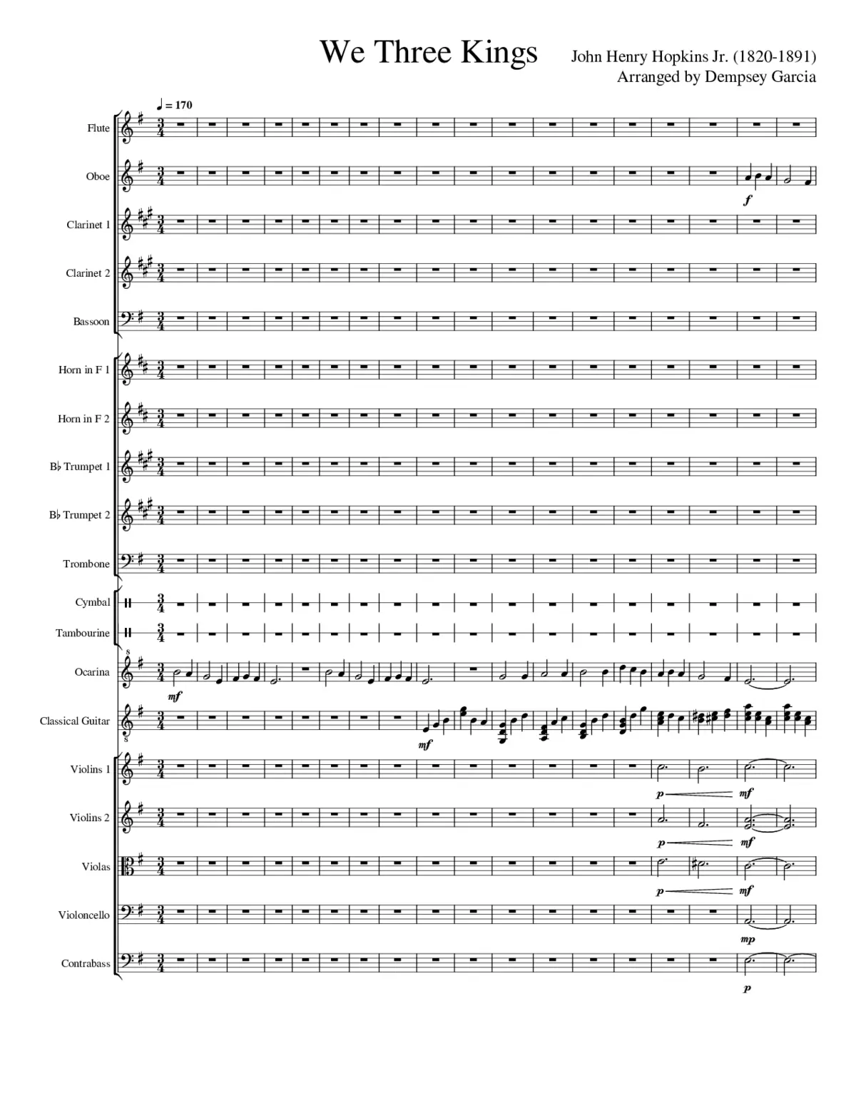 We Three Kings - Page 1