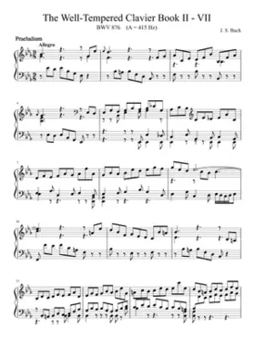 Prelude and Fugue in E-flat major BWV 876