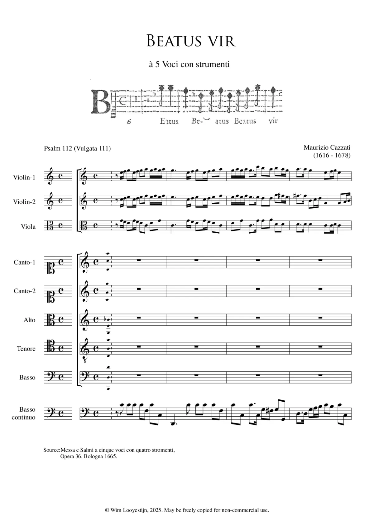 Beatus vir a 5 - Page 1