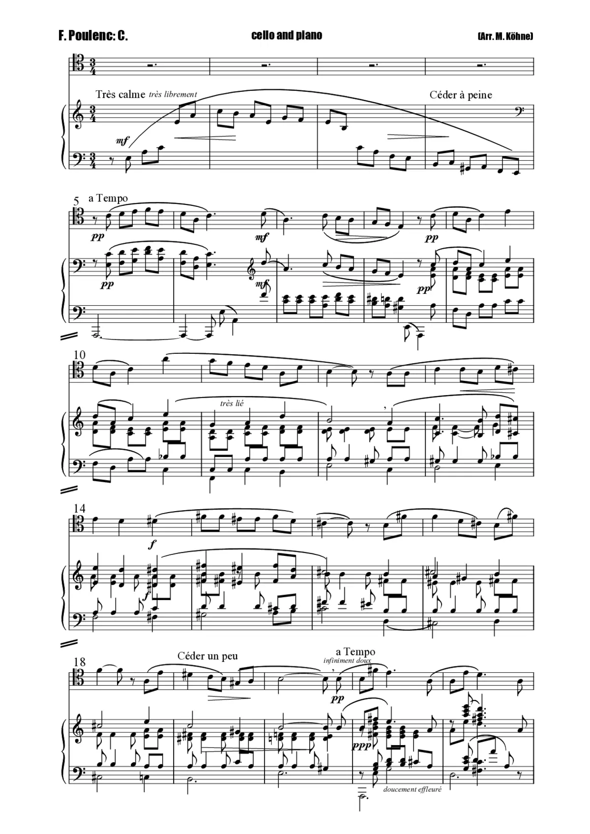 Deux Poèmes de Louis Aragon - Page 1