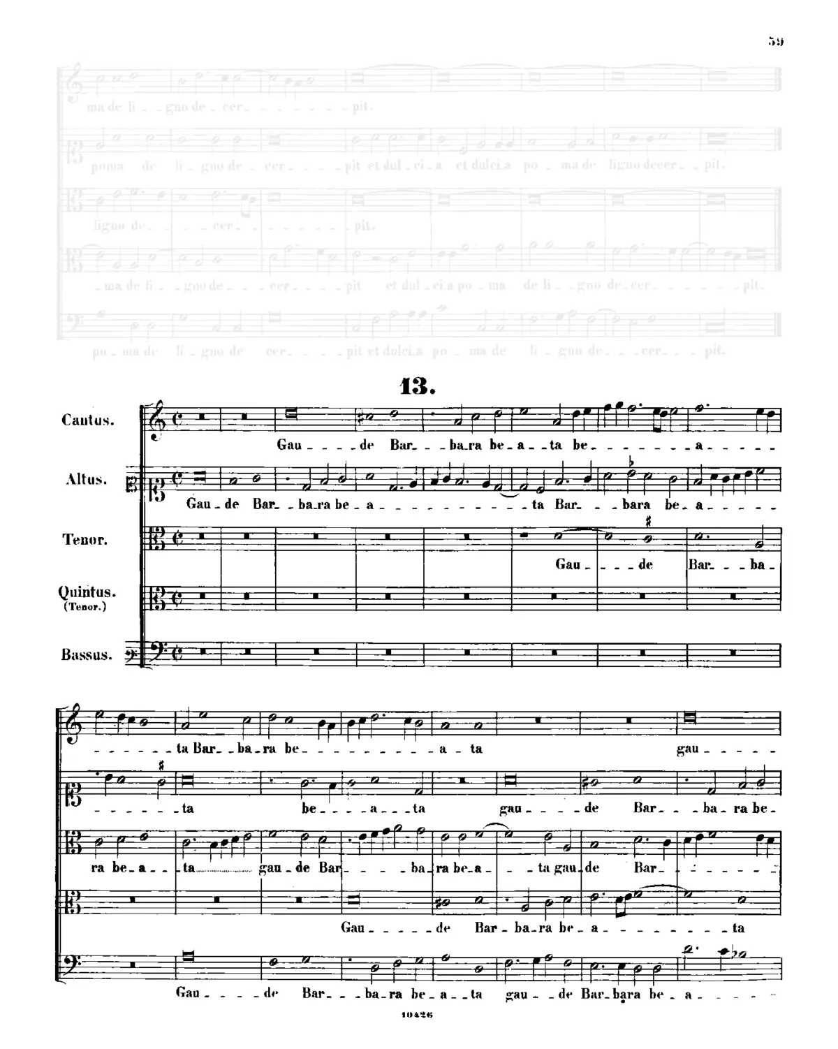 Gaude Barbara beata - Page 1