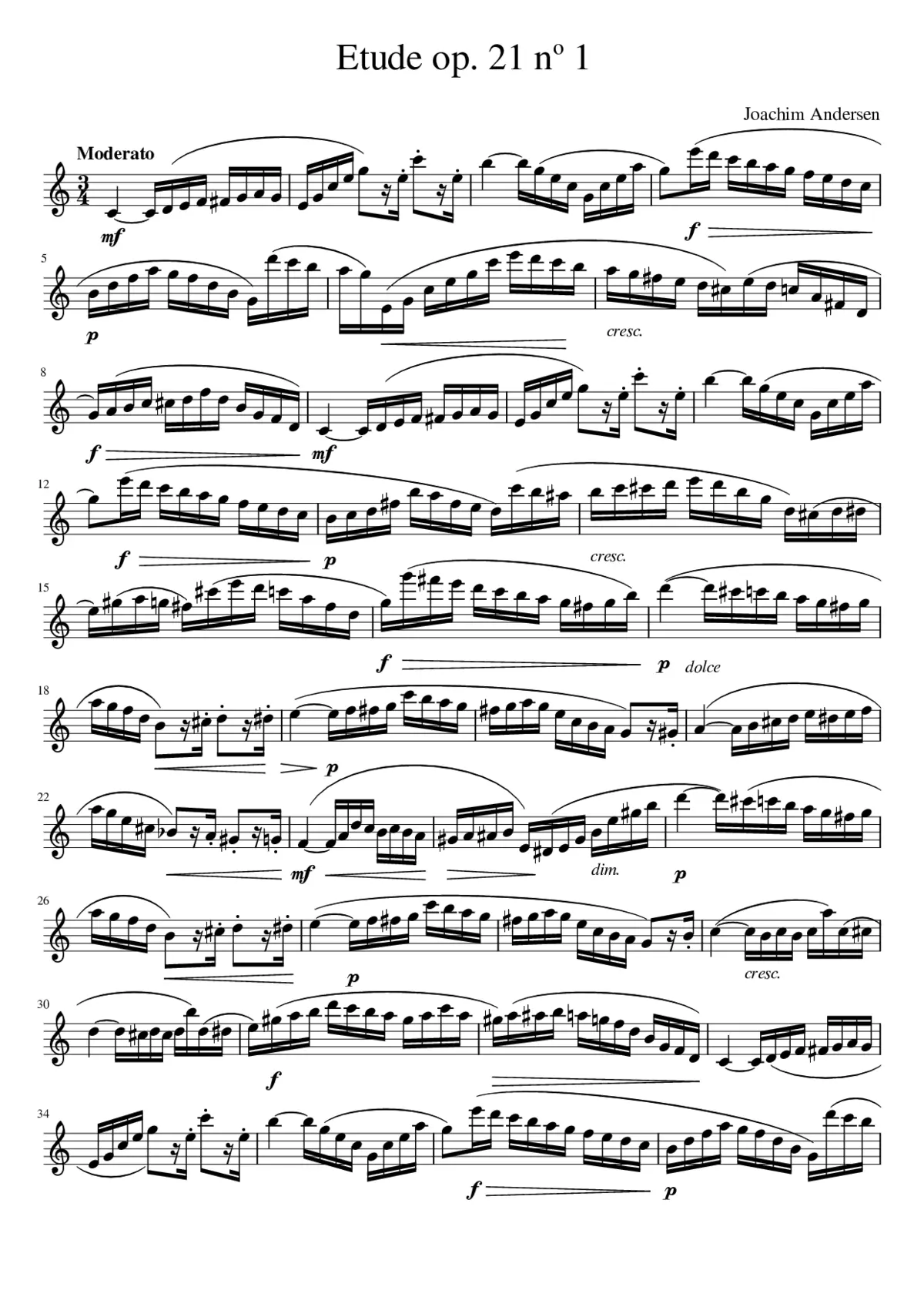 24 Studien op. 21 - Page 1