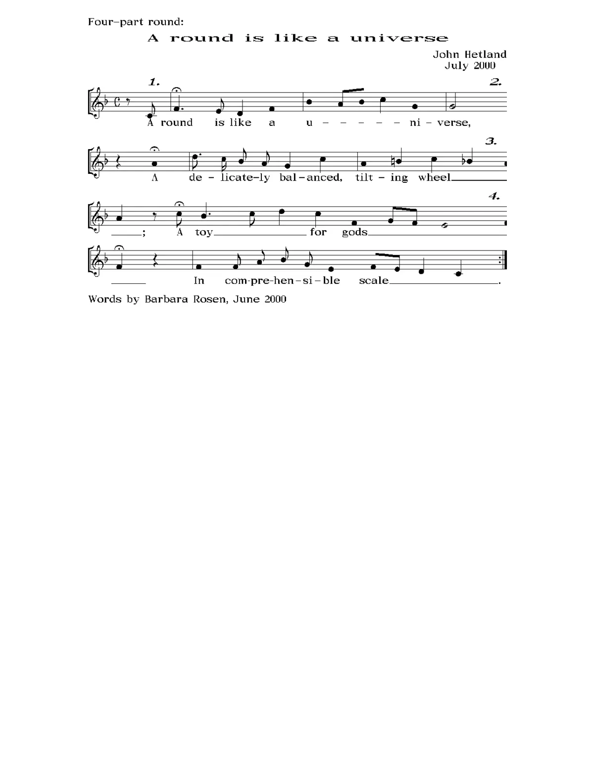 A round is like a universe - Page 1