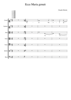 Ecce Maria genuit