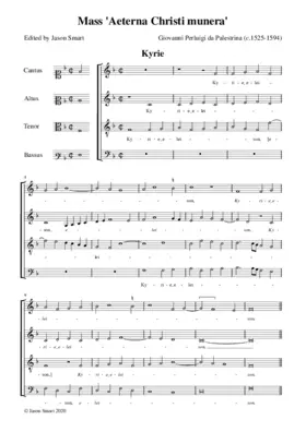 Missa Aeterna Christi munera