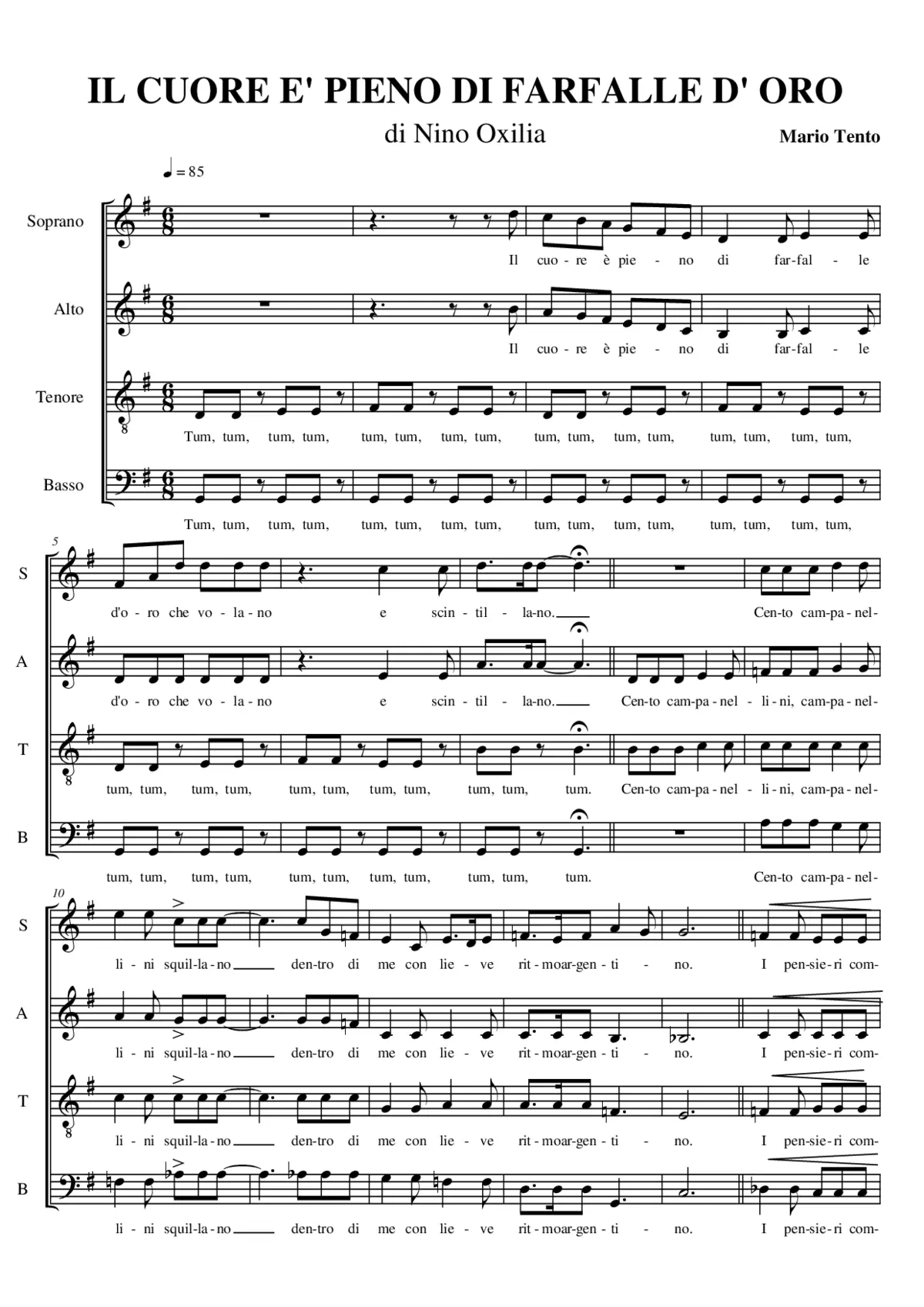 Il cuore è pieno di farfalle d'oro - Page 1