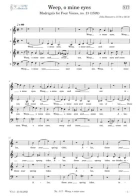 Weep O Mine Eyes