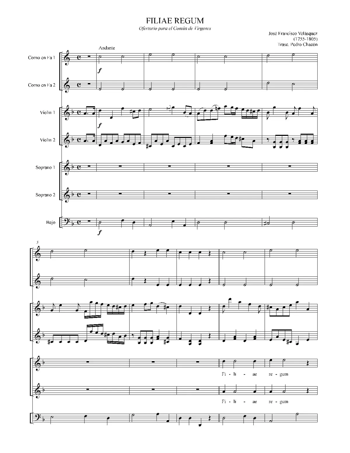 Filiae regum - Page 1