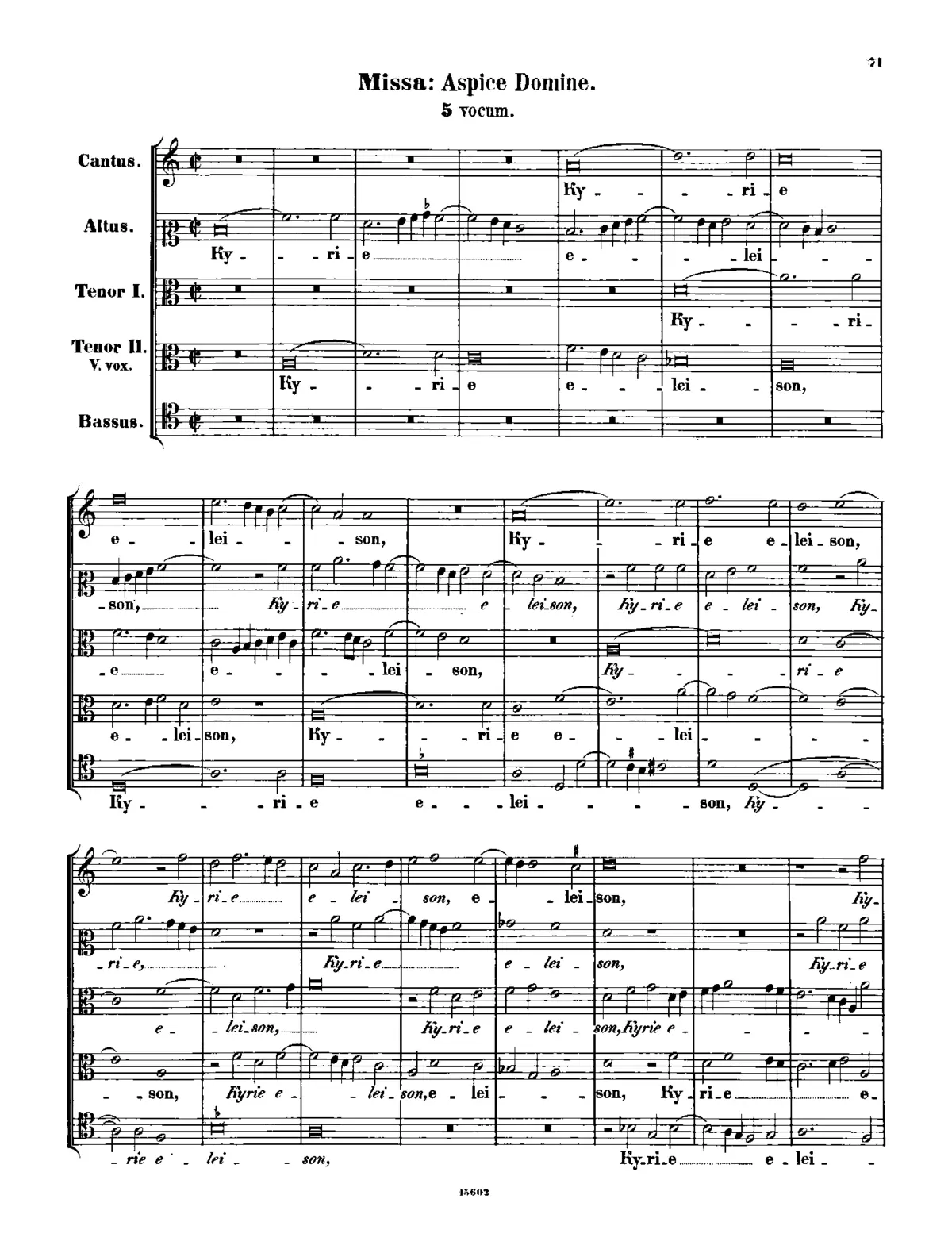 Missa Aspice Domine - Page 1