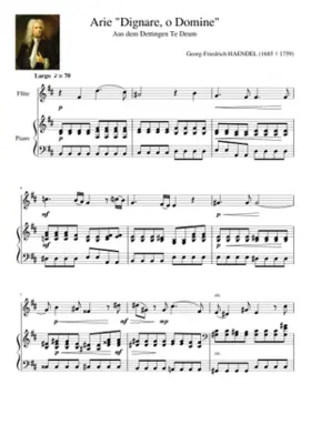 Arie Dignare o Domine-largo