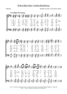 Schwäbisches Liebesliedchen
