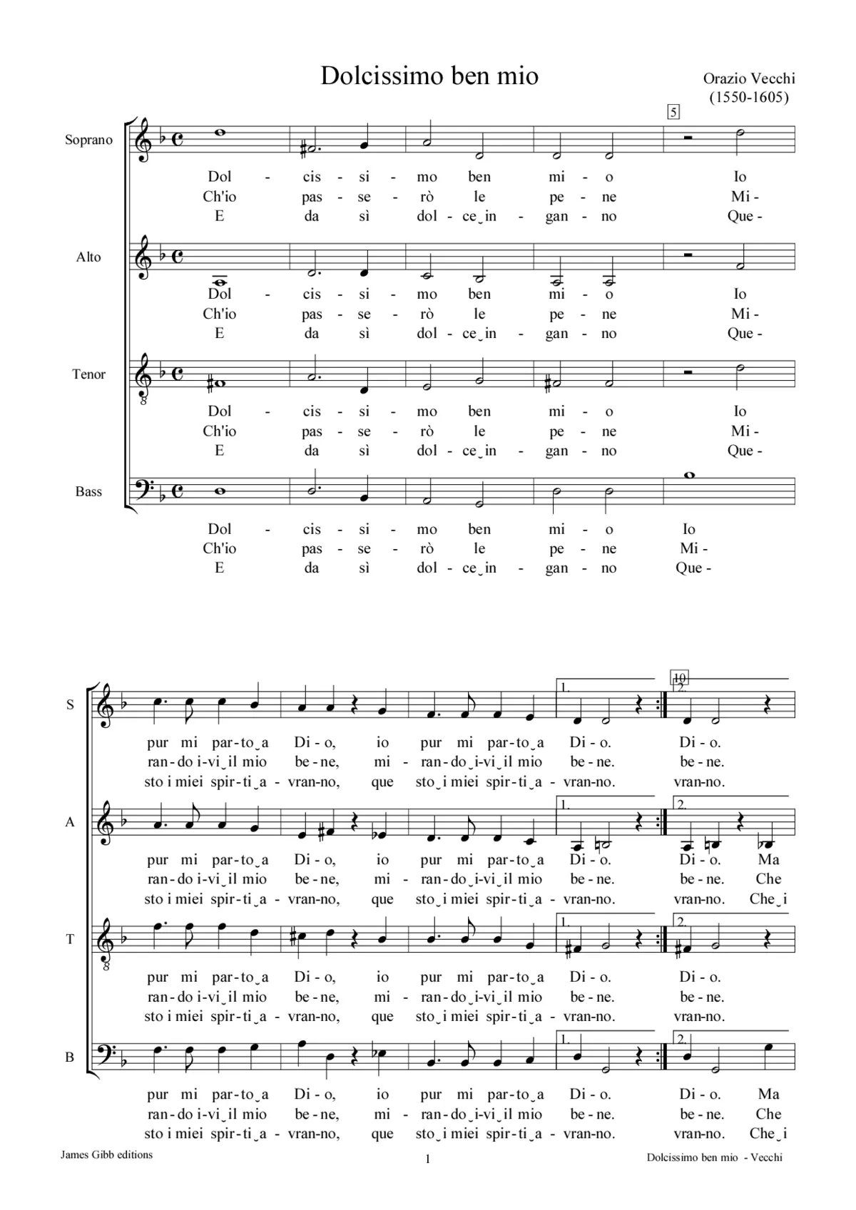 Dolcissimo ben mio - Page 1