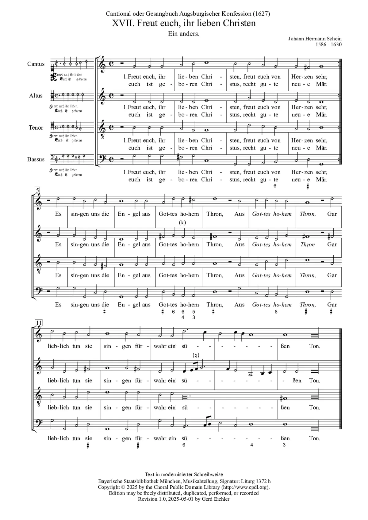 Freut euch, ihr lieben Christen - Page 1