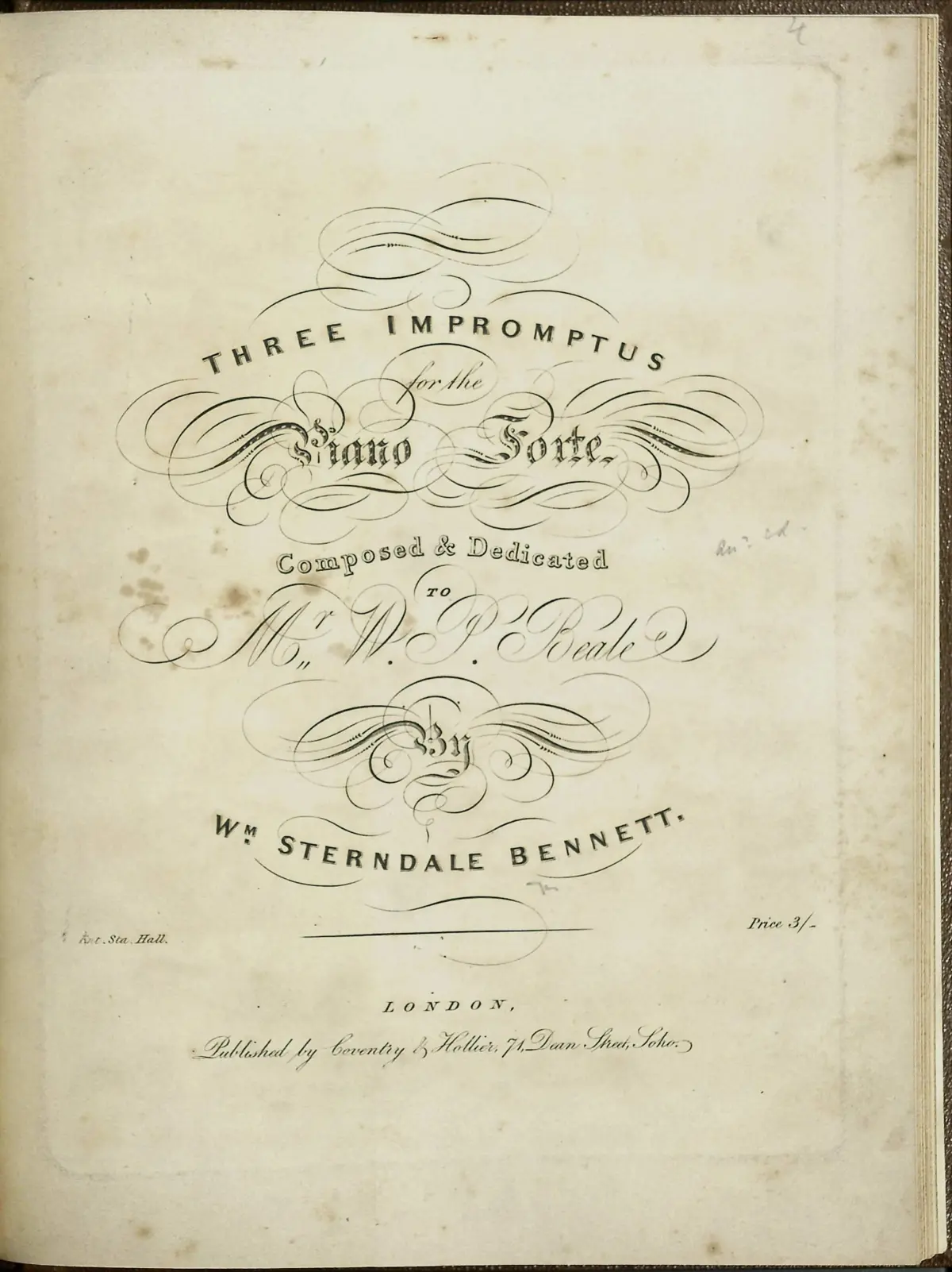 3 Impromptus - Page 1