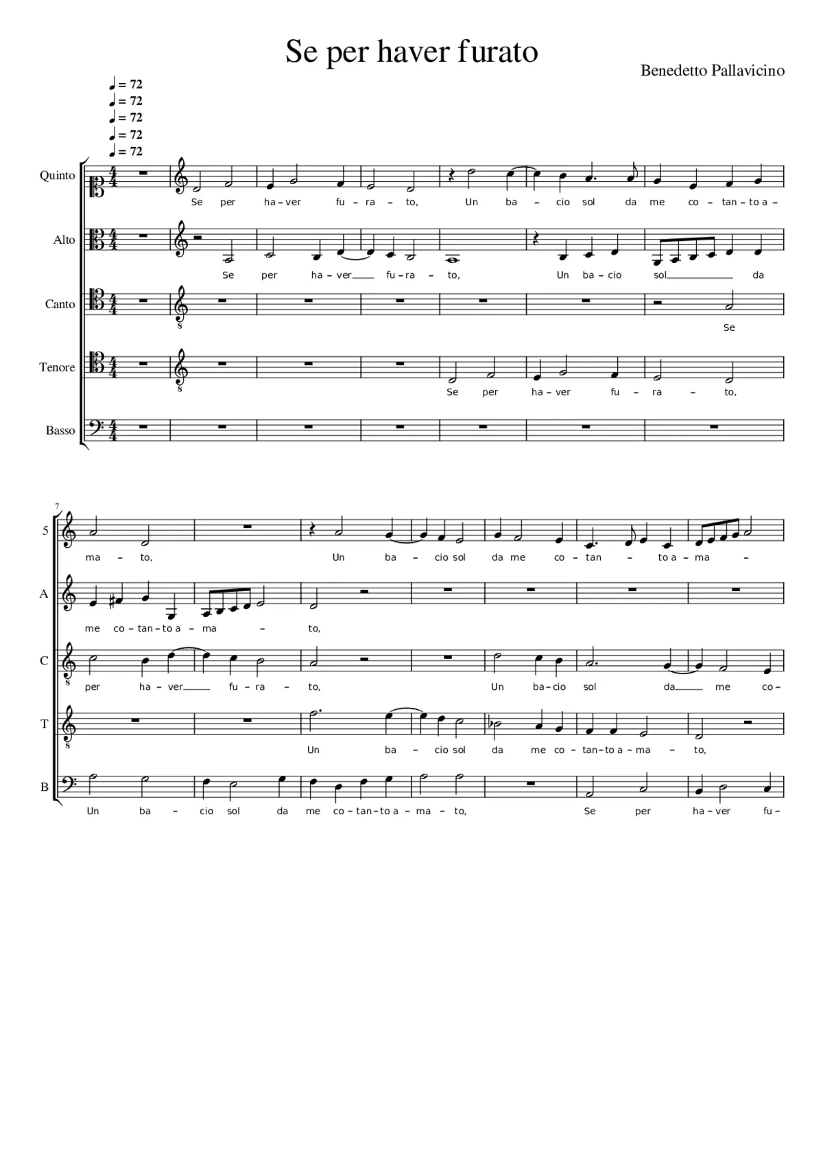 Se per haver furato - Page 1