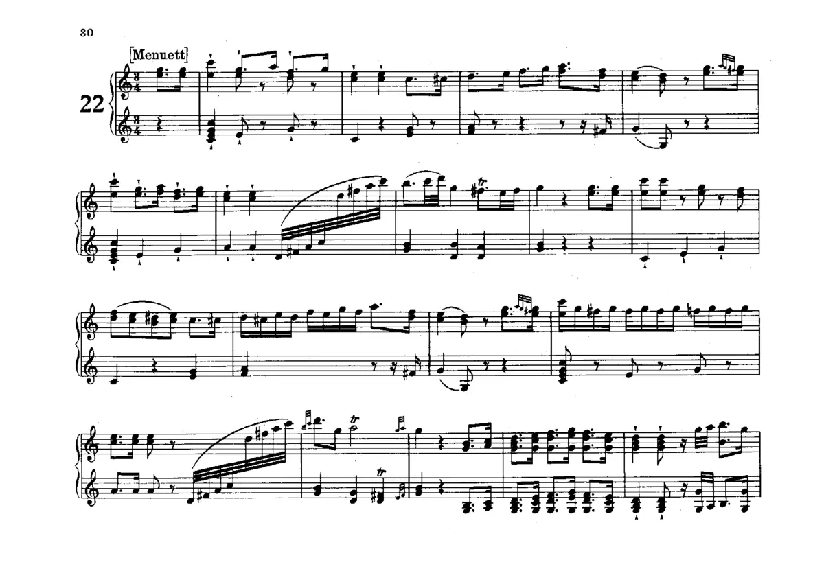 Flötenuhr in C major, Hob.XIX:14 - Page 1