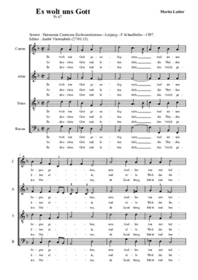Es wolt uns Gott
