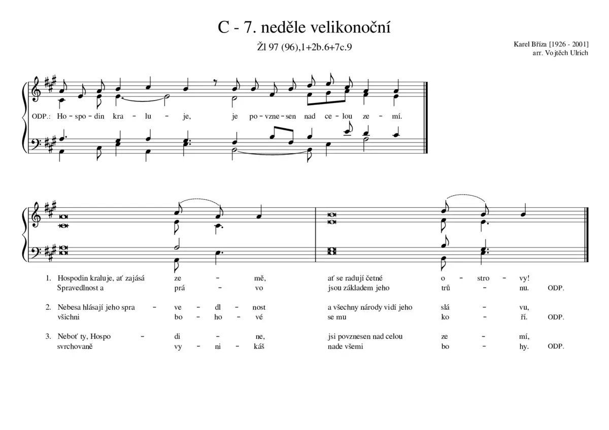 C - 7. neděle velikonoční - Page 1