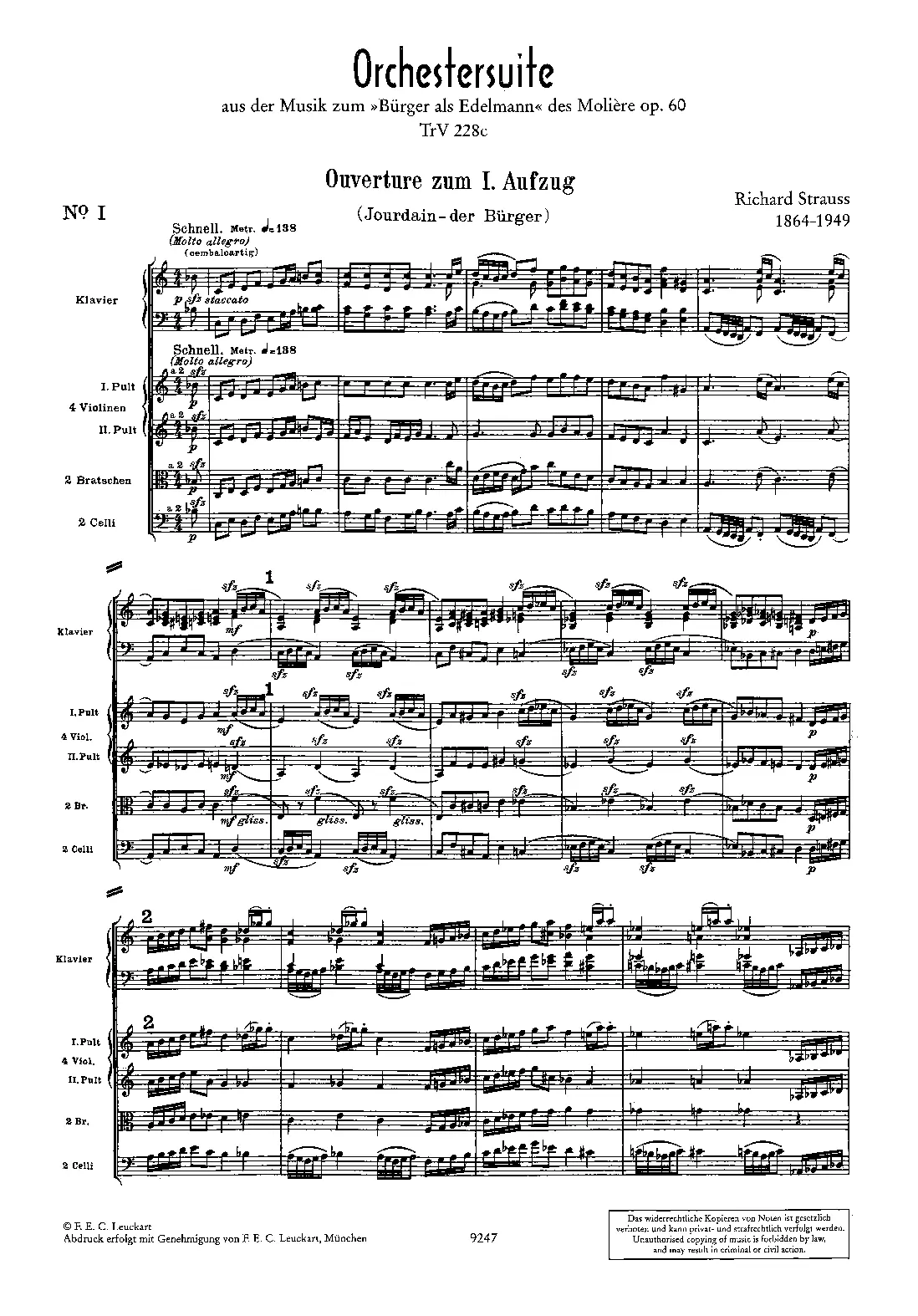 Der Bürger als Edelmann Suite - Page 1