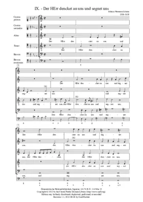 Der Herr denket an uns