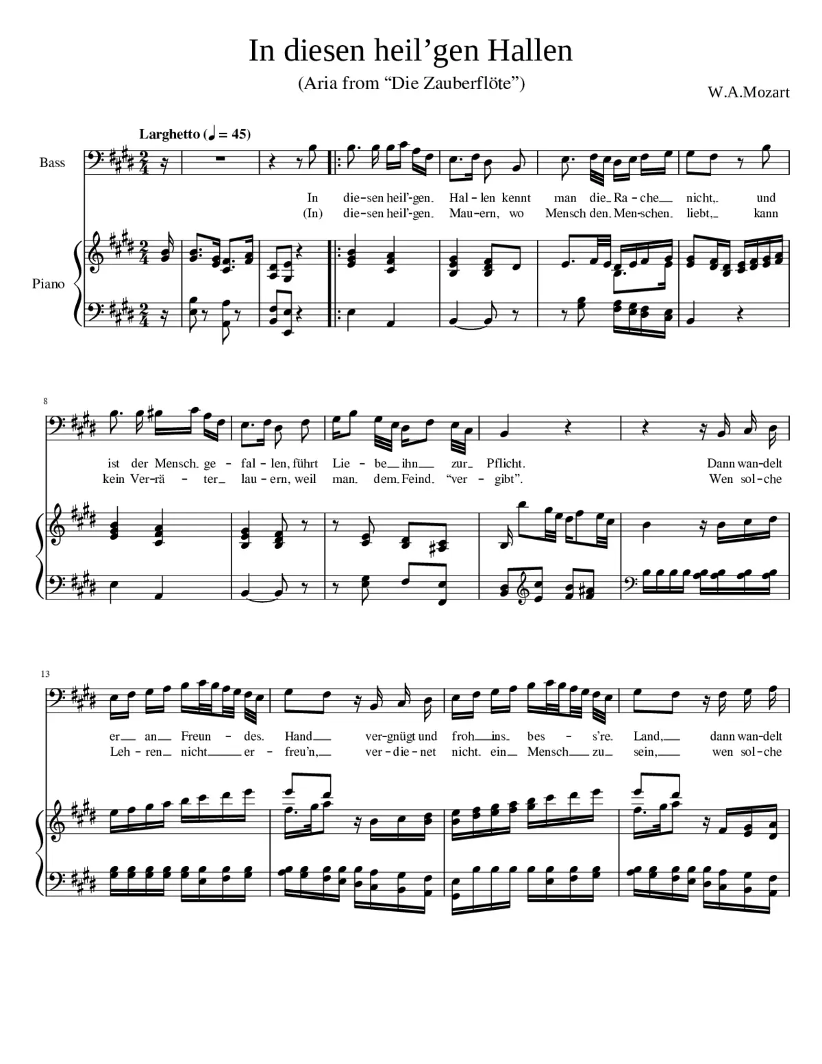 Die Zauberflöte K.620 - Page 1