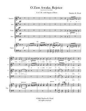O Zion Awake, Rejoice!