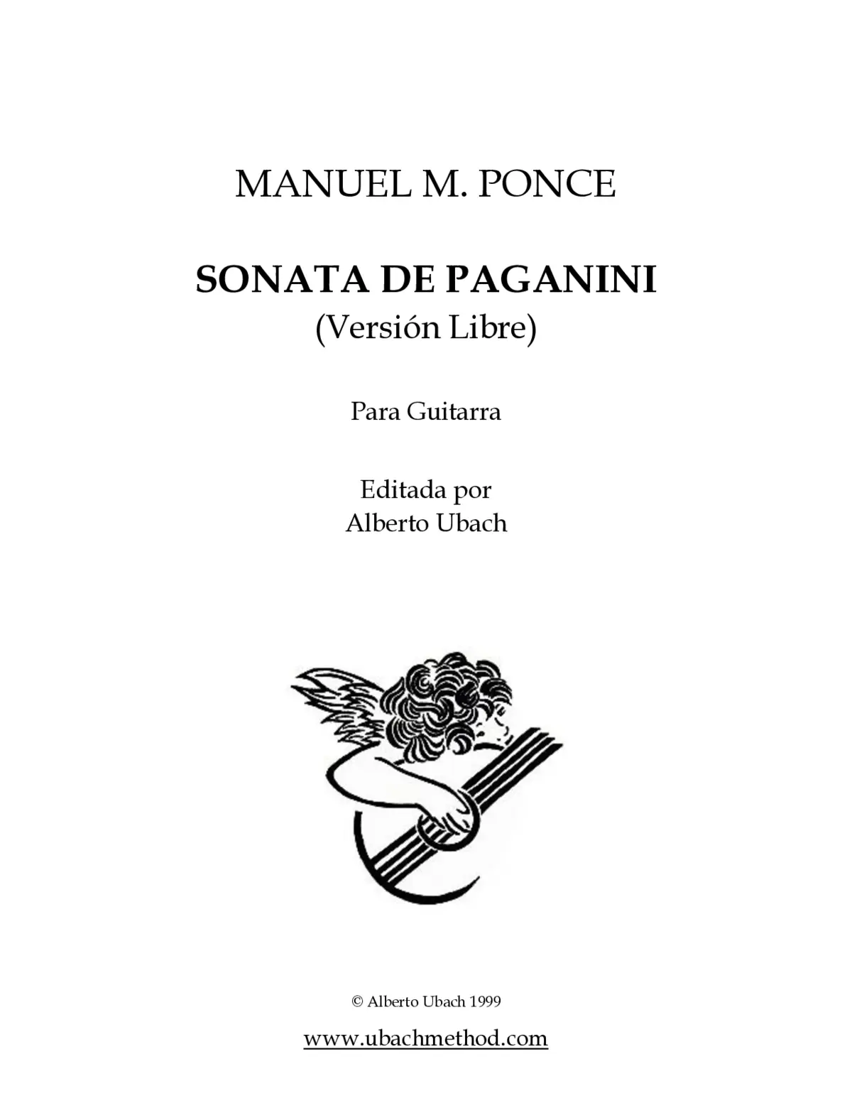 Paganini Sonata - Page 1