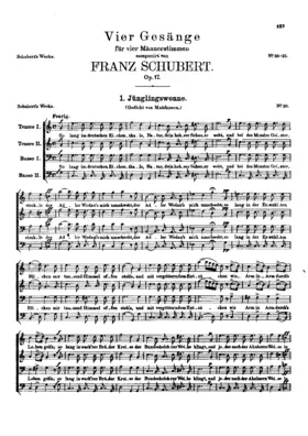 4 Gesänge für vier Männerstimmen