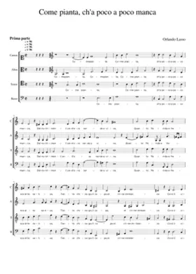 Come pianta ch'a poco a poco manca