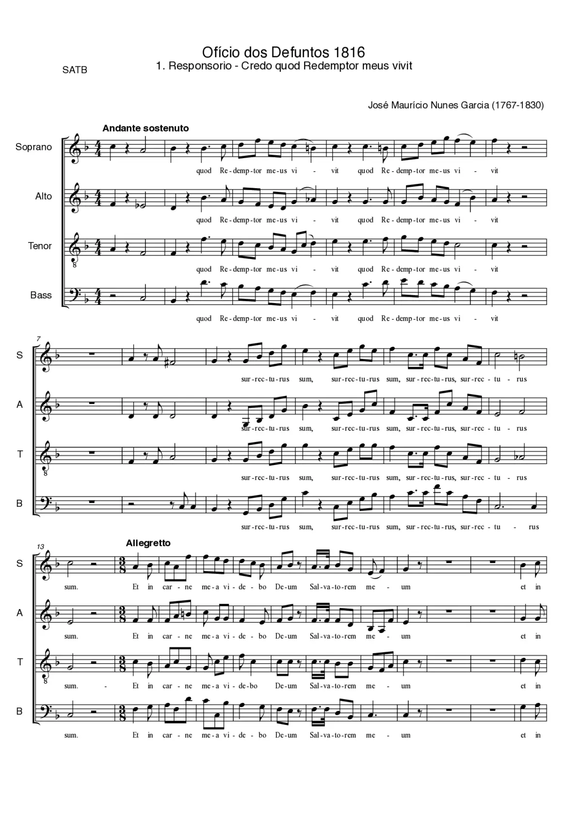 Funeral Office - 1816 - Page 1