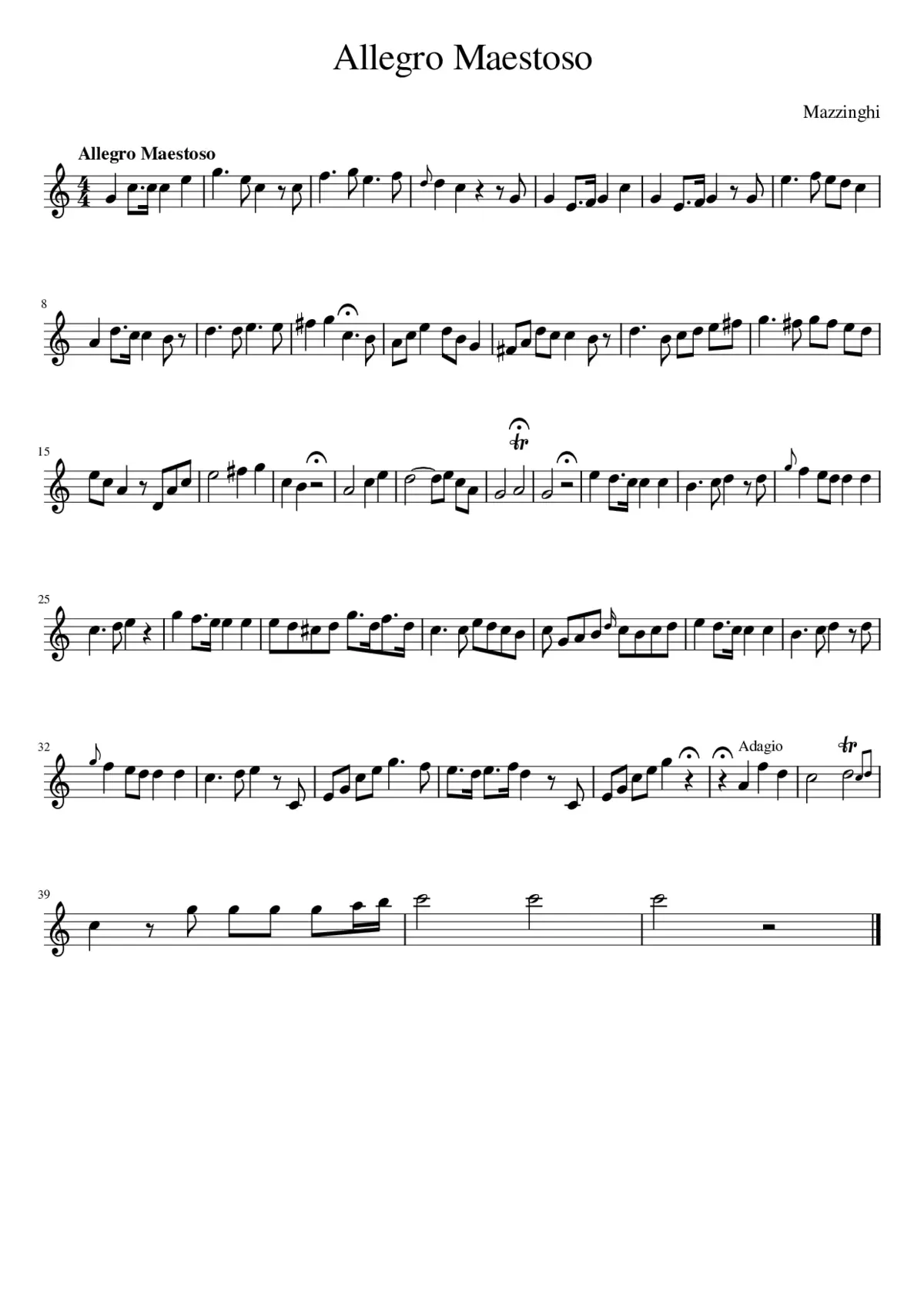 Allegro Maestoso - Page 1