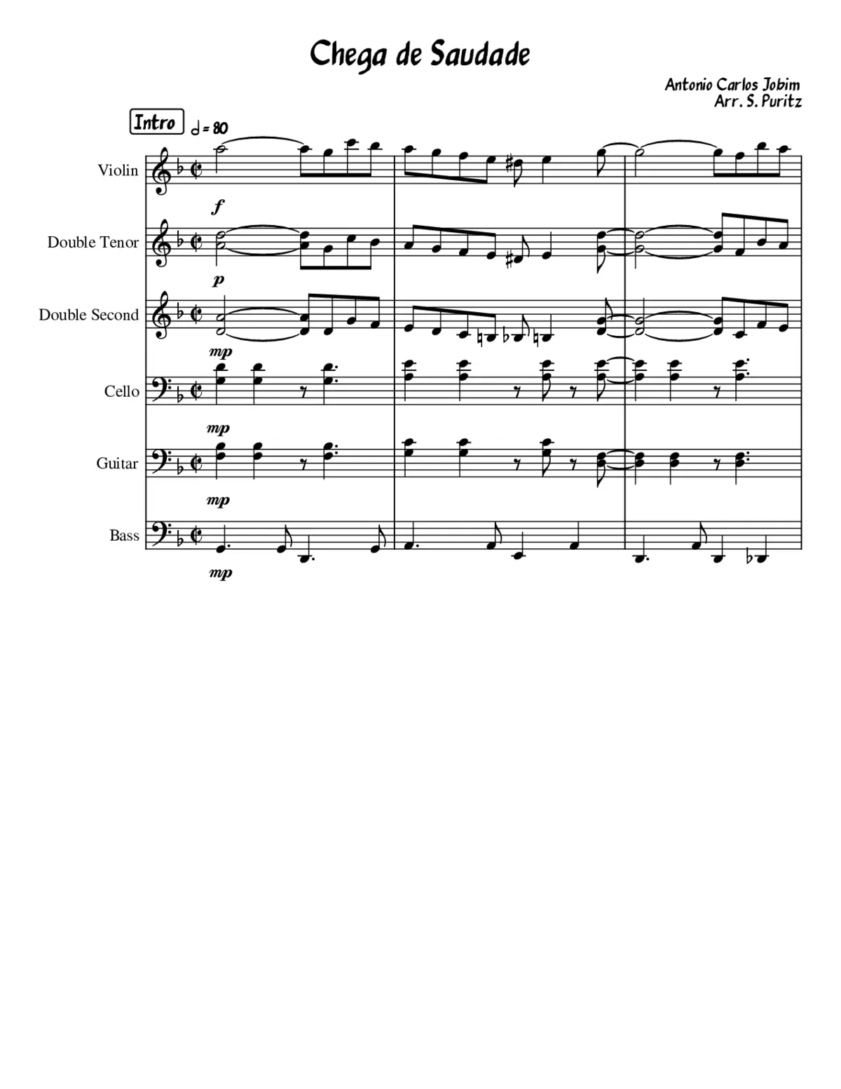 chega de saudade - Page 1