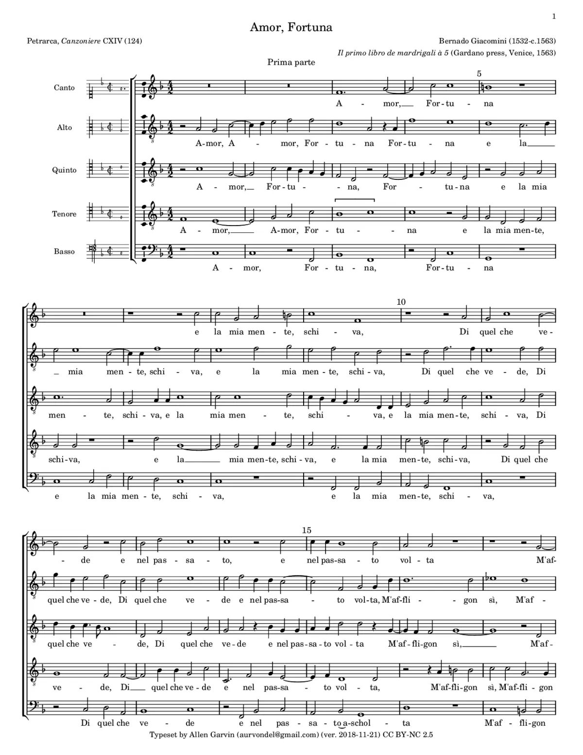 Amor, Fortuna - Page 1